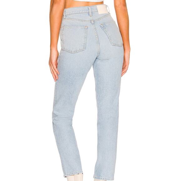 GRLFRND Cassidy Mid Rise Straight in Park Slope NWT Size 24 - Picture 3 of 9